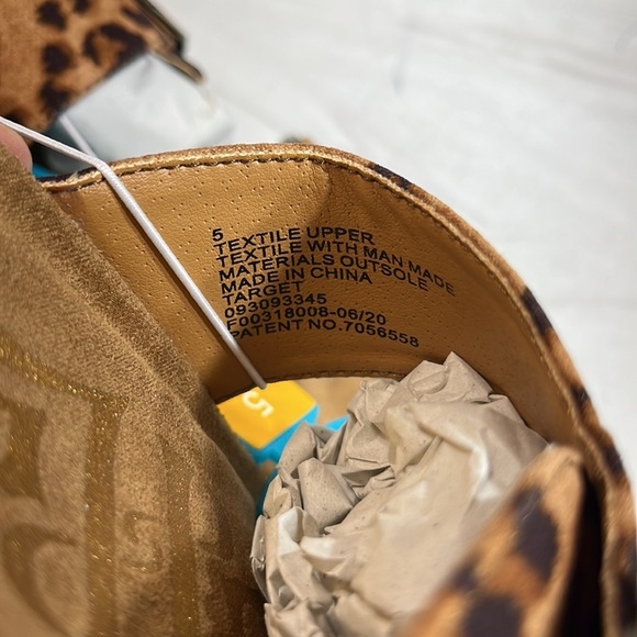 Mad Love Women’s Sandal Leopard sz 5 - Picture 8 of 8